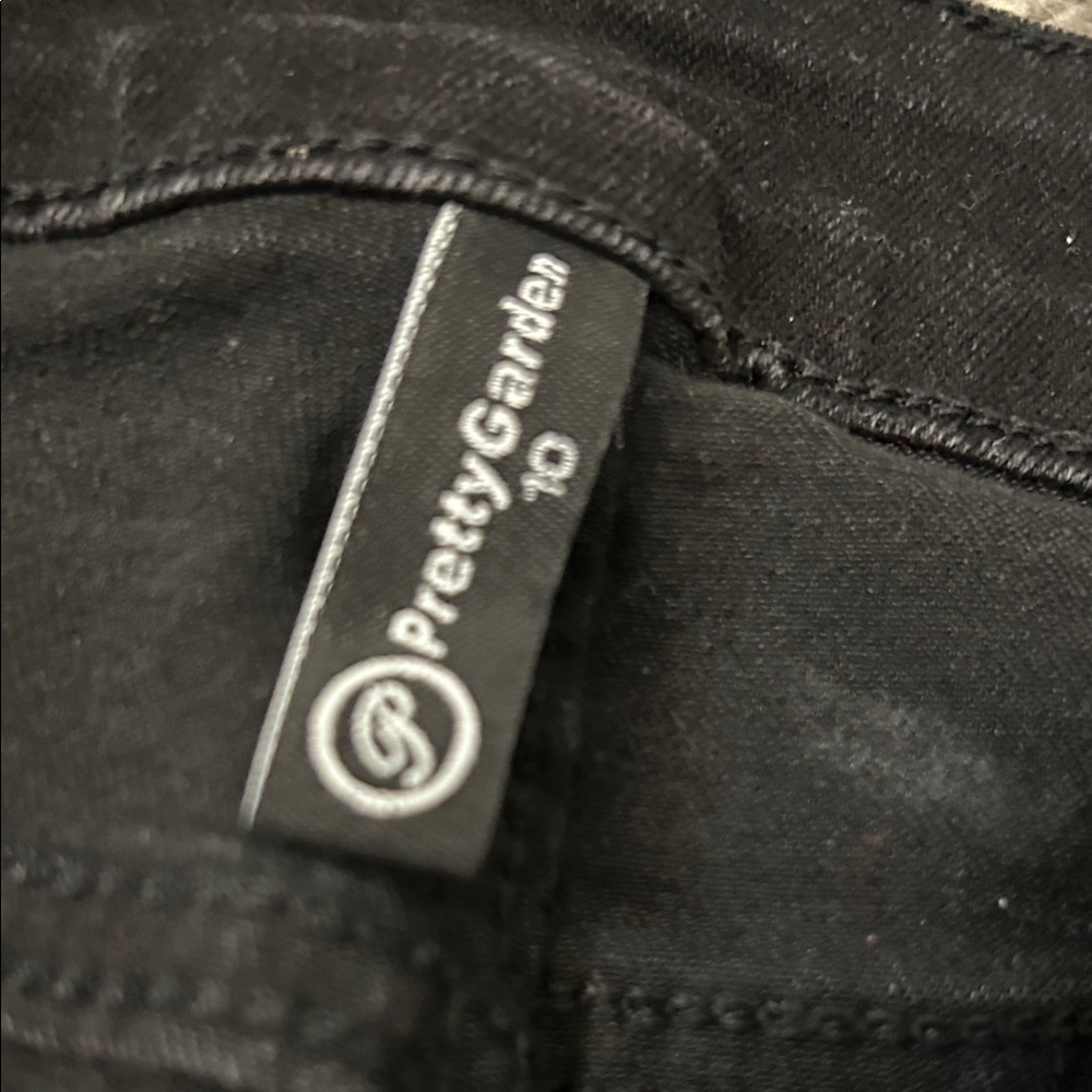 PrettyGarden Classic Black Women's Jeans - size 10 - Picture 3 of 6